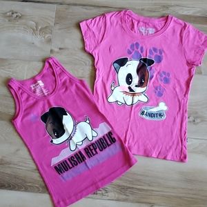 EUC Girls Metal Mulisha Tee & Tank Bundle